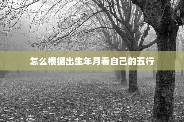 怎么根据出生年月看自己的五行