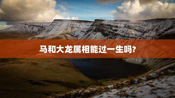 马和大龙属相能过一生吗?