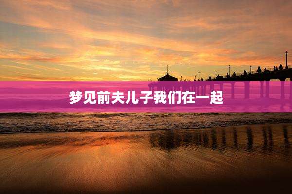 梦见前夫儿子我们在一起