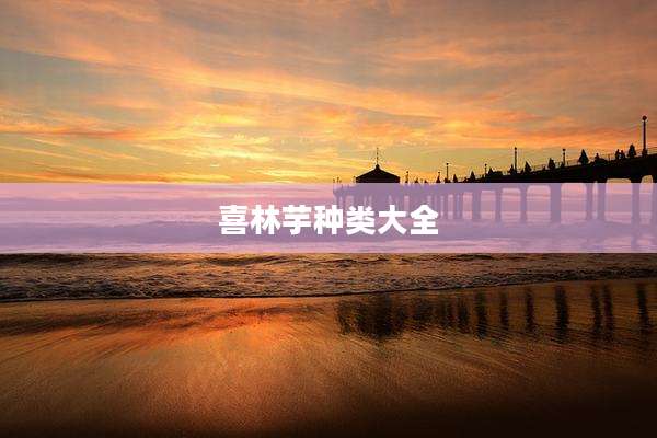 喜林芋种类大全