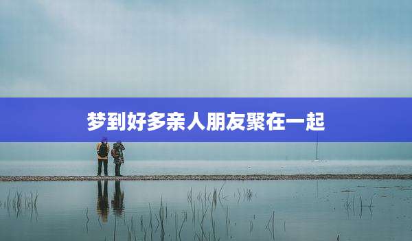梦到好多亲人朋友聚在一起