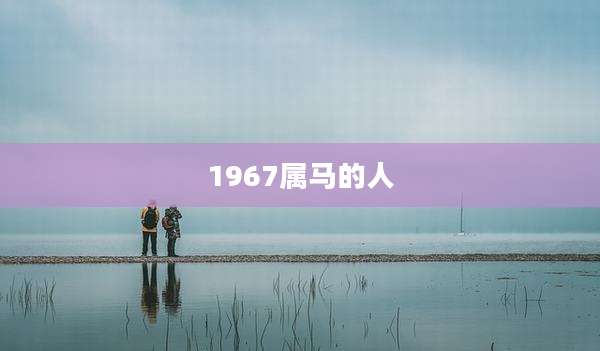 1967属马的人