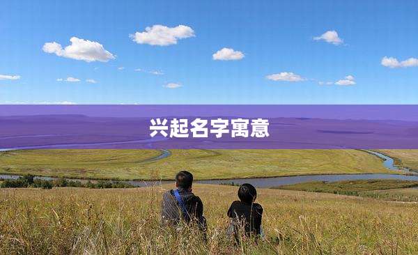 兴起名字寓意