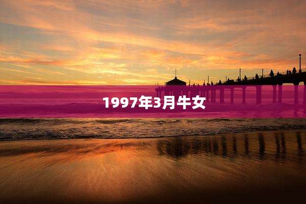 1997年3月牛女