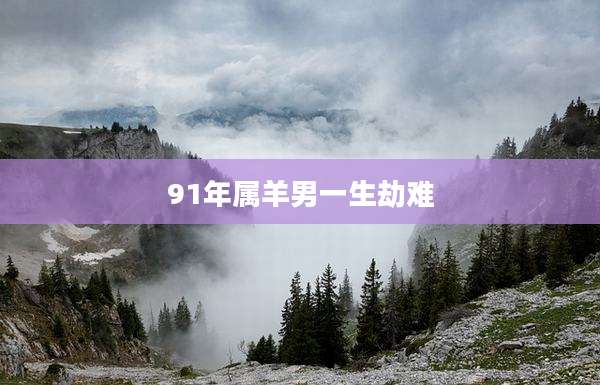 91年属羊男一生劫难