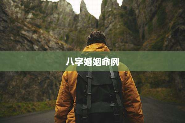 八字婚姻命例