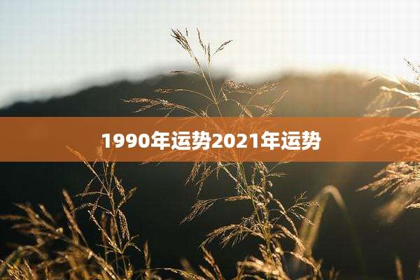 1990年运势2021年运势