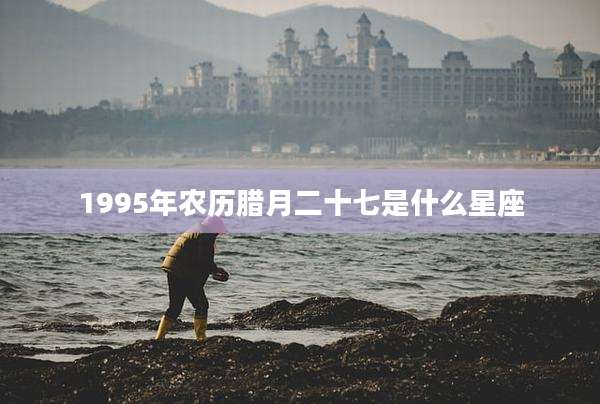 1995年农历腊月二十七是什么星座