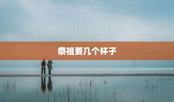 祭祖要几个杯子