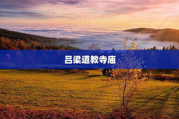 吕梁道教寺庙