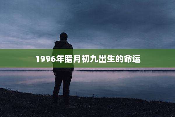 1996年腊月初九出生的命运