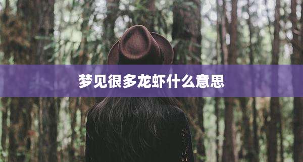 梦见很多龙虾什么意思