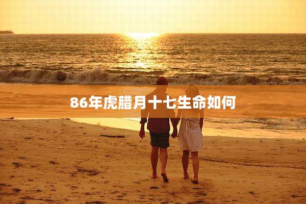 86年虎腊月十七生命如何