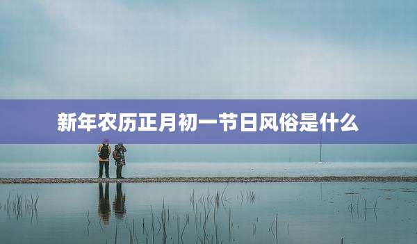 新年农历正月初一节日风俗是什么