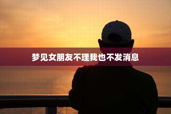 梦见女朋友不理我也不发消息