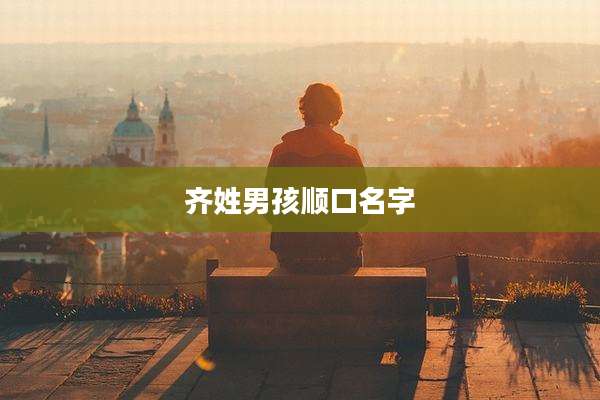 齐姓男孩顺口名字