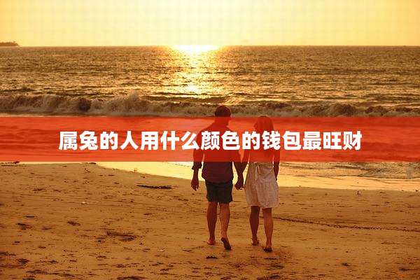 属兔的人用什么颜色的钱包最旺财