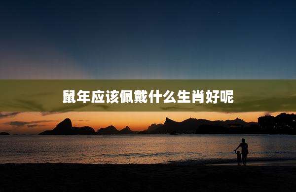鼠年应该佩戴什么生肖好呢