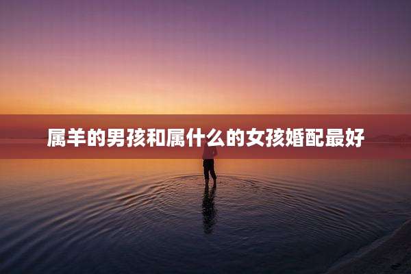 属羊的男孩和属什么的女孩婚配最好