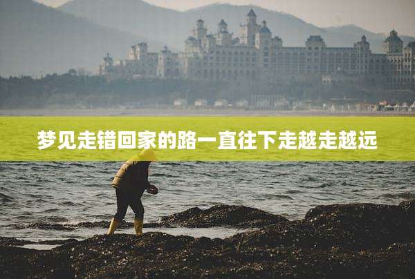 梦见走错回家的路一直往下走越走越远