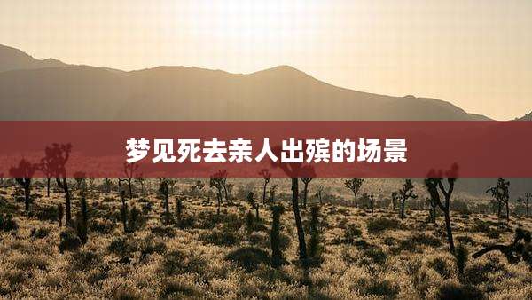 梦见死去亲人出殡的场景