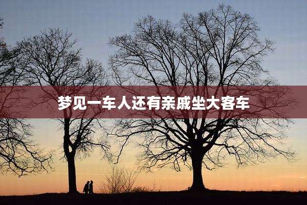 梦见一车人还有亲戚坐大客车
