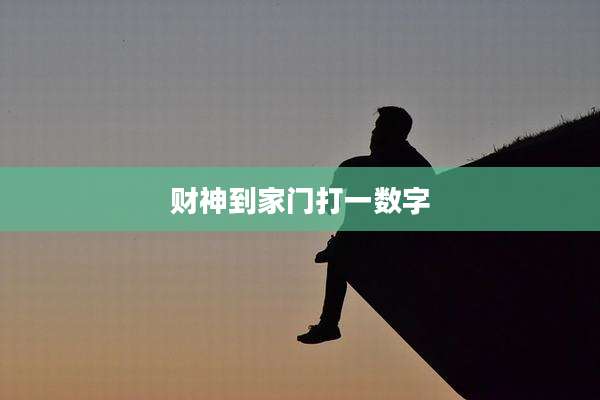 财神到家门打一数字