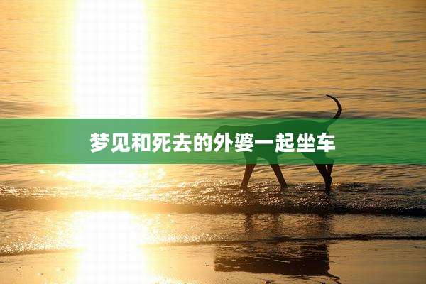 梦见和死去的外婆一起坐车