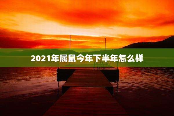 2021年属鼠今年下半年怎么样