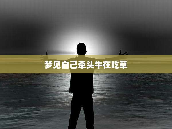 梦见自己牵头牛在吃草