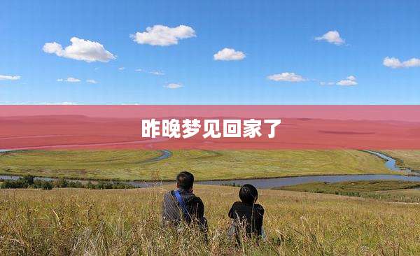 昨晚梦见回家了