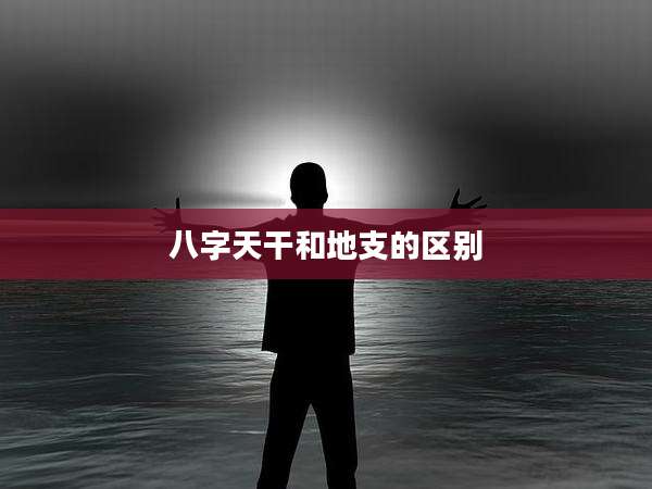 八字天干和地支的区别
