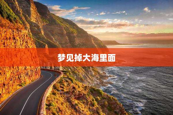 梦见掉大海里面