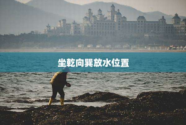 坐乾向巽放水位置