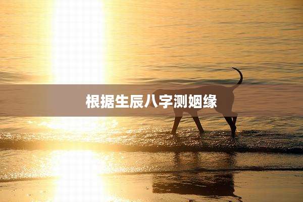根据生辰八字测姻缘