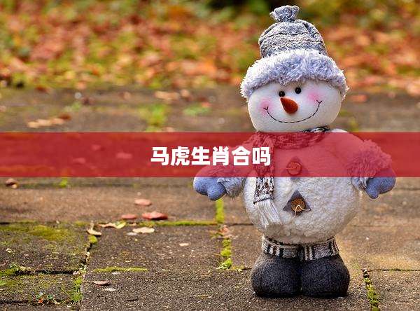 马虎生肖合吗