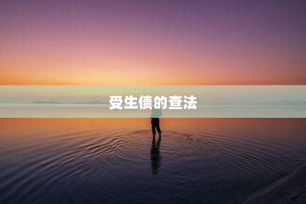 受生债的查法