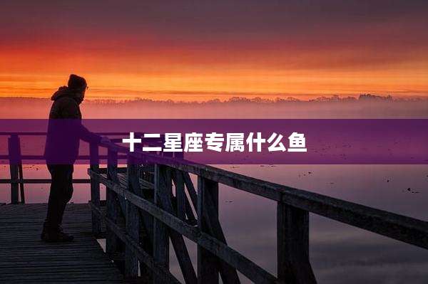 十二星座专属什么鱼