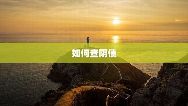 如何查阴债