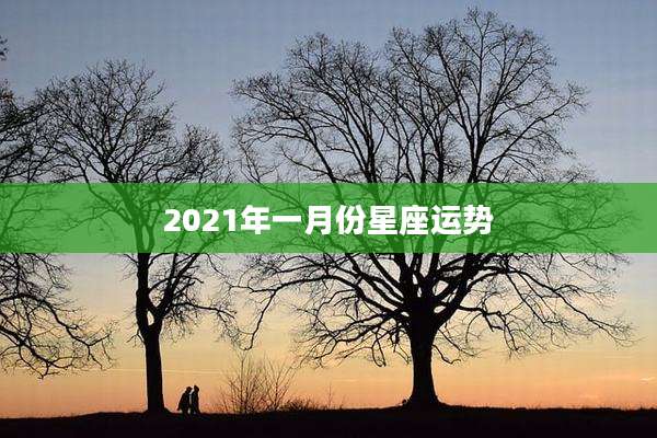 2021年一月份星座运势