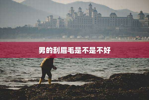 男的刮眉毛是不是不好