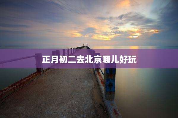 正月初二去北京哪儿好玩