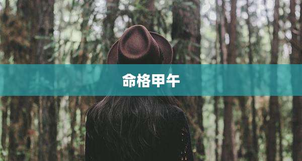 命格甲午