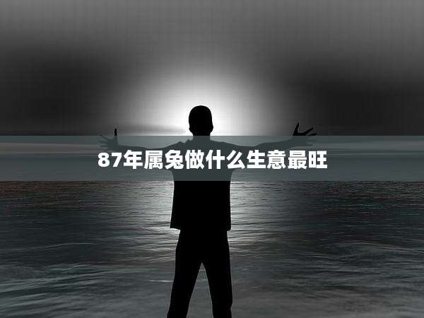 87年属兔做什么生意最旺