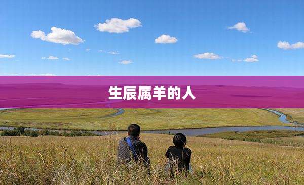 生辰属羊的人