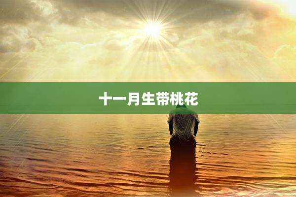十一月生带桃花