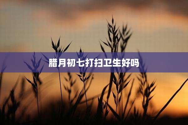 腊月初七打扫卫生好吗