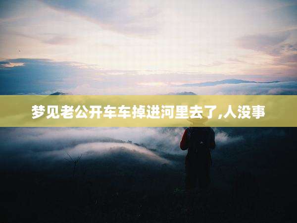 梦见老公开车车掉进河里去了,人没事