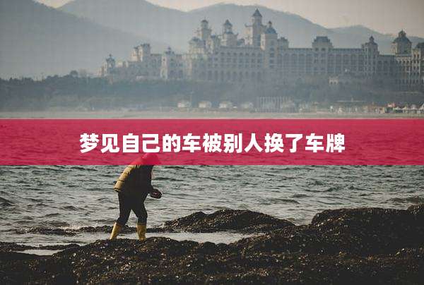 梦见自己的车被别人换了车牌