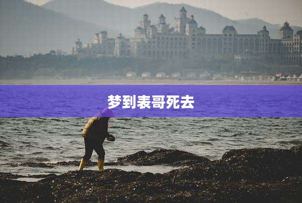 梦到表哥死去